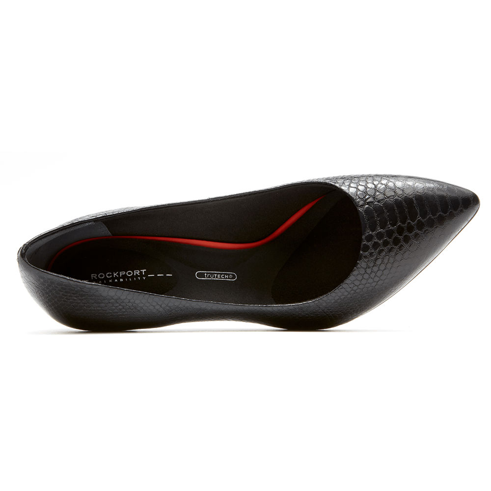 Rockport Hæler Sko Dame Svart - Total Motion 75Mm Pointed Toe - TPUB71496